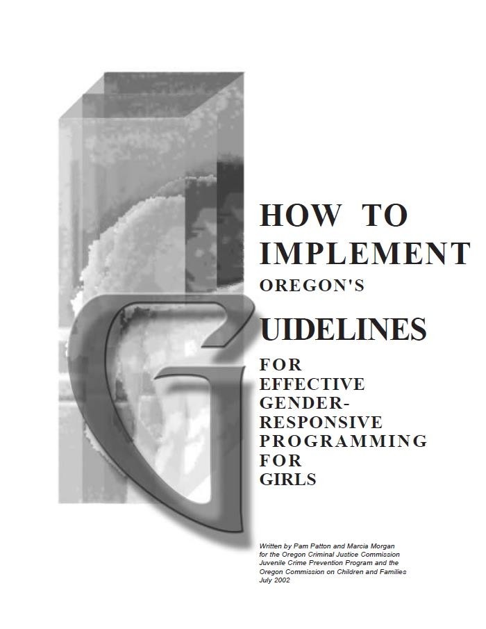 How to Implement Guidelines for Effective Gender-Responsive Programming